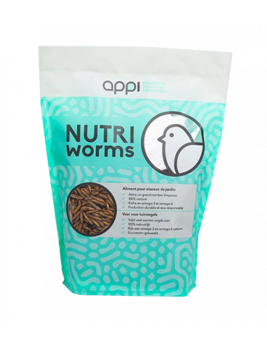KOPPERT APPI - Nutriworms 125 g -  Larve per uccelli o ricci