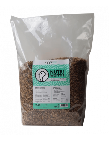 KOPPERT APPI - Nutriworms 1,5 Kg -  Larve per uccelli o ricci